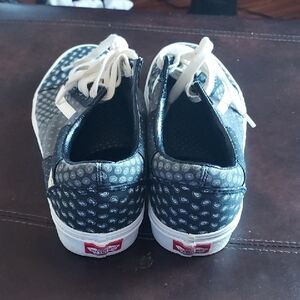 Vans Black and White Patterned Sneakers